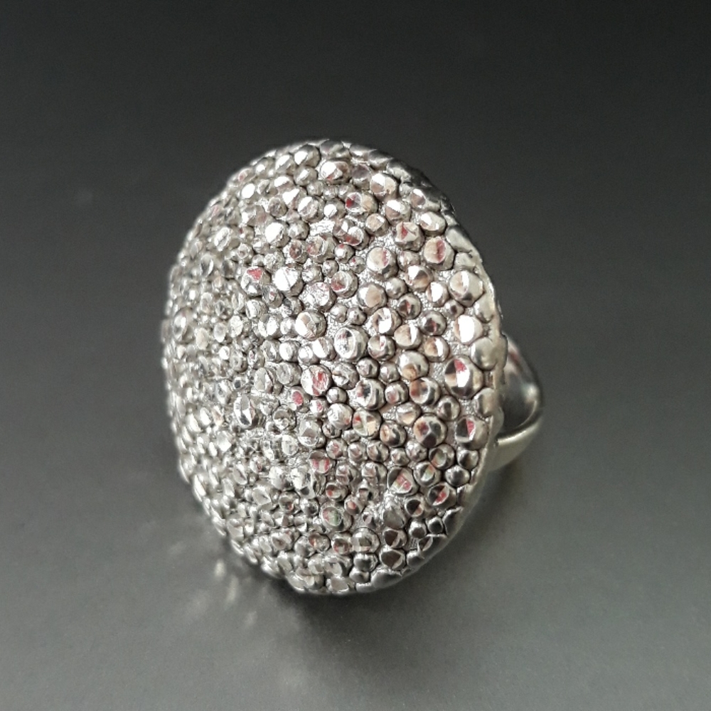 Roberto Coin 5th Season Silver Ring with Ruby